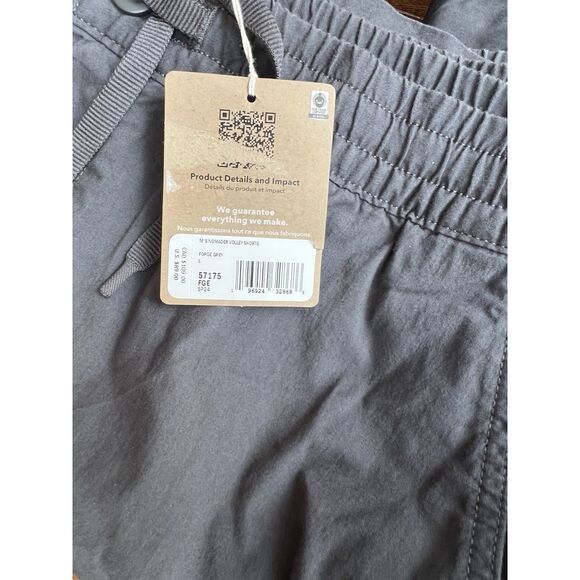 Patagonia Men's Nomader Volley Shorts 7" Forge Grey NWT Large - Picture 4 of 5